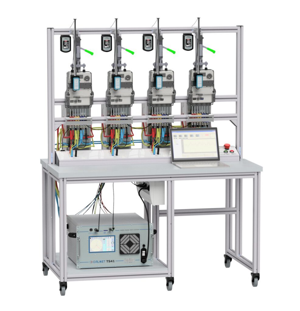 TB41 - Four Position Meter Test Bench for smart meters