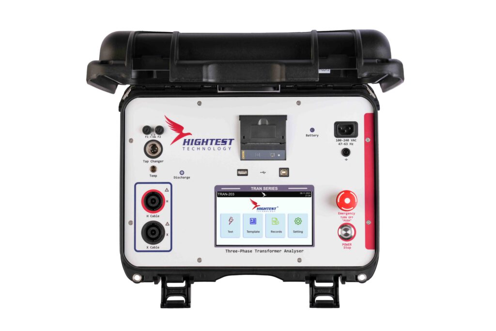 TURA-03B BLUE, 250V Three-Phase TTR with Battery, Bluetooth & Printer